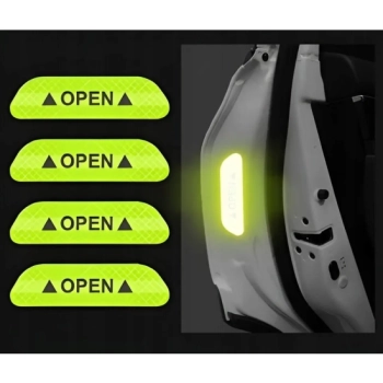 Naklejki odblaskowe naklejki ostrzegawcze komplet